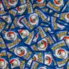 A vibrant collection of Pokemon trading cards featuring iconic Pokeball design and Pokemon logo.